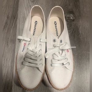 Superga platform rope sneakers